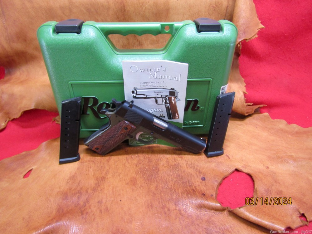 Remington 1911-R1 45 ACP Semi Auto Pistol Thumb Safety 2x 8 RD Mag-img-0