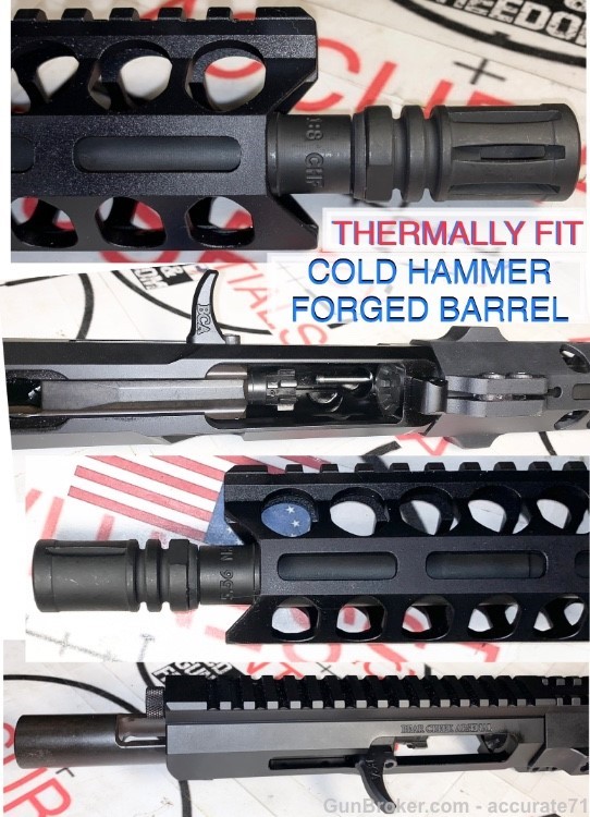 16” Cold Hammer Forged BCA 5.56 Sub MOA Thermally Fit AR15 Upper Report-img-4