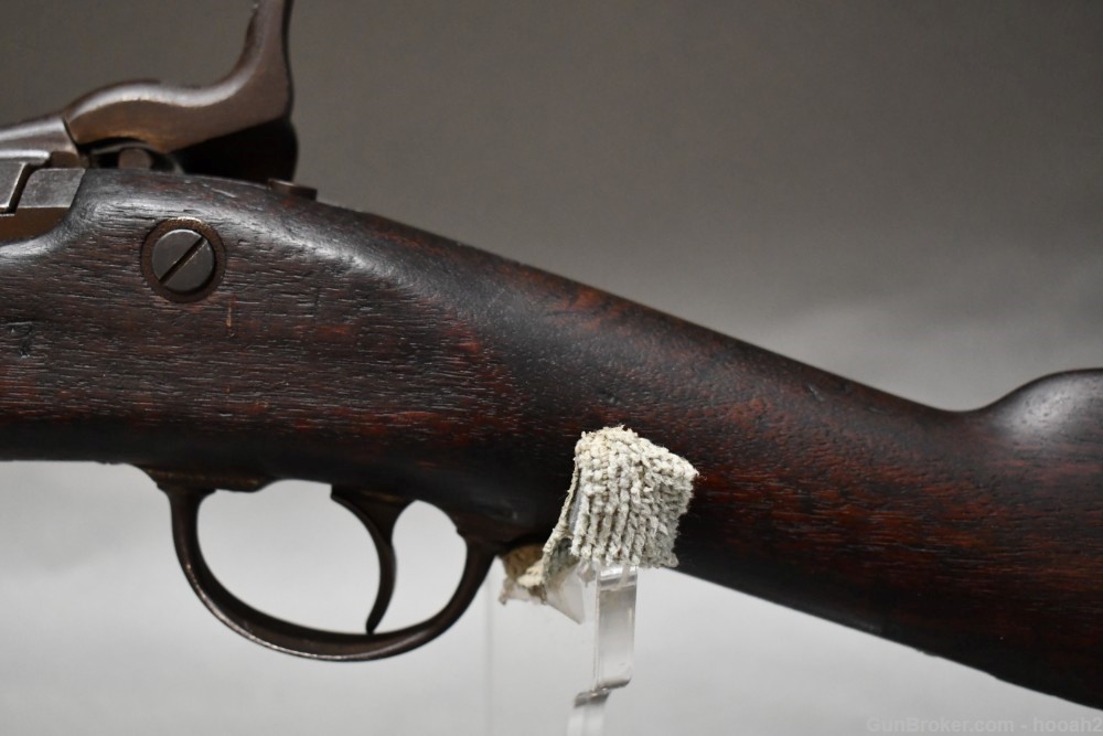 Antique US Springfield Model 1869 Cadet Trapdoor Single Shot Rifle 50-70-img-10