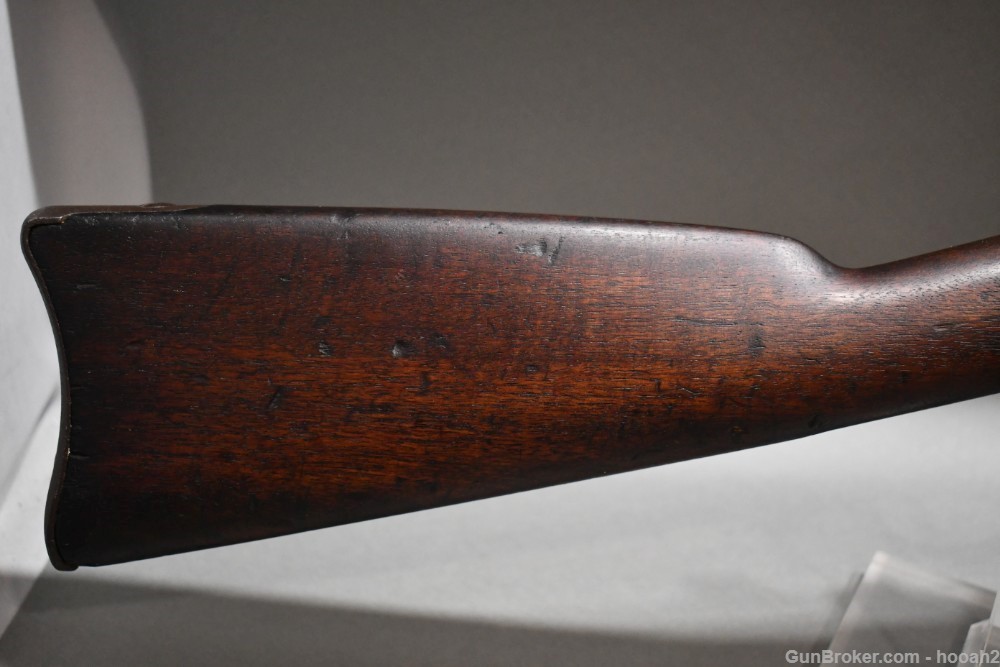 Antique US Springfield Model 1869 Cadet Trapdoor Single Shot Rifle 50-70-img-2