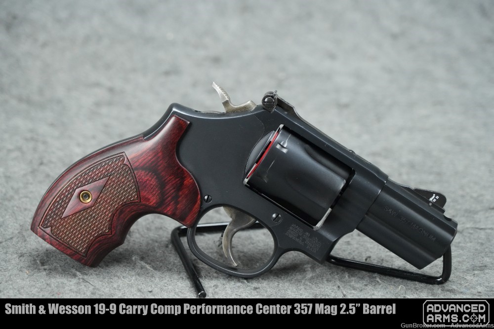Smith & Wesson 19-9 Carry Comp Performance Center 357 Mag 2.5” Barrel-img-1