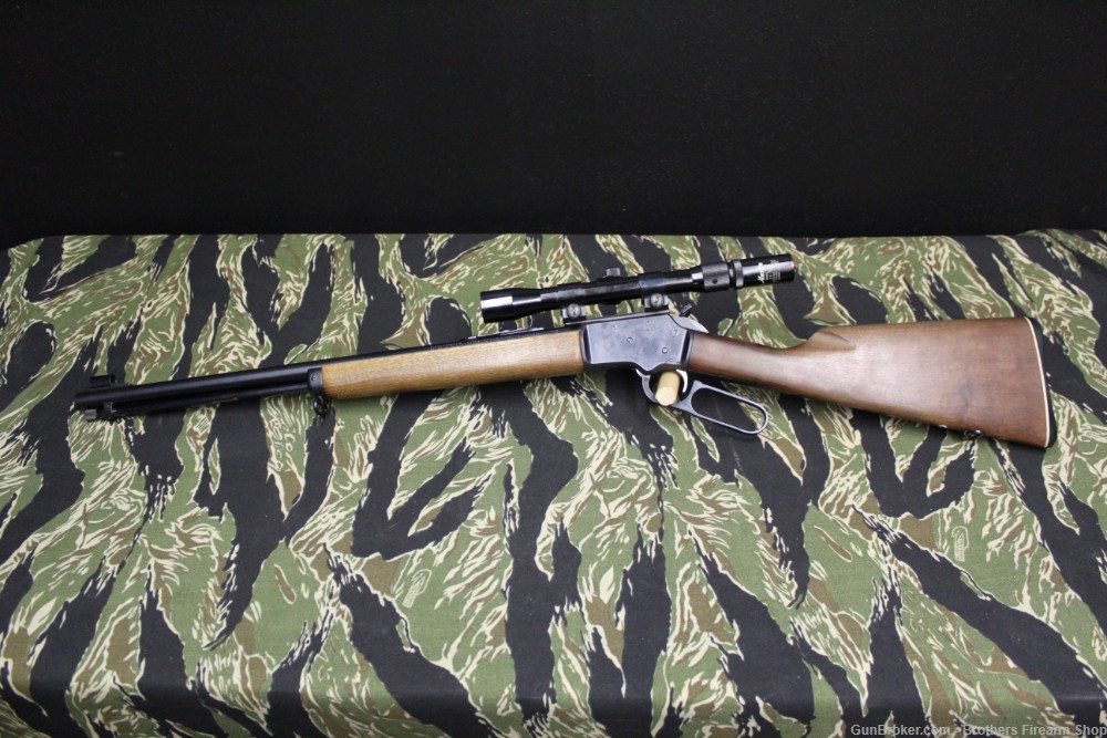 Marlin 39A Mountie 22 LR W/ Marlin Scope in good Condition-img-0