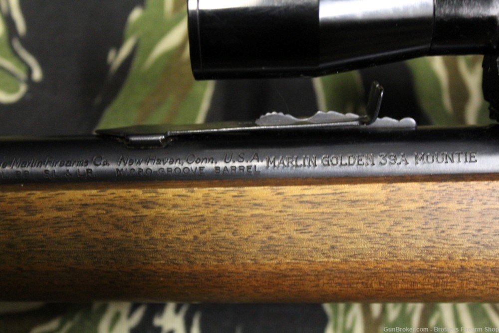 Marlin 39A Mountie 22 LR W/ Marlin Scope in good Condition-img-11