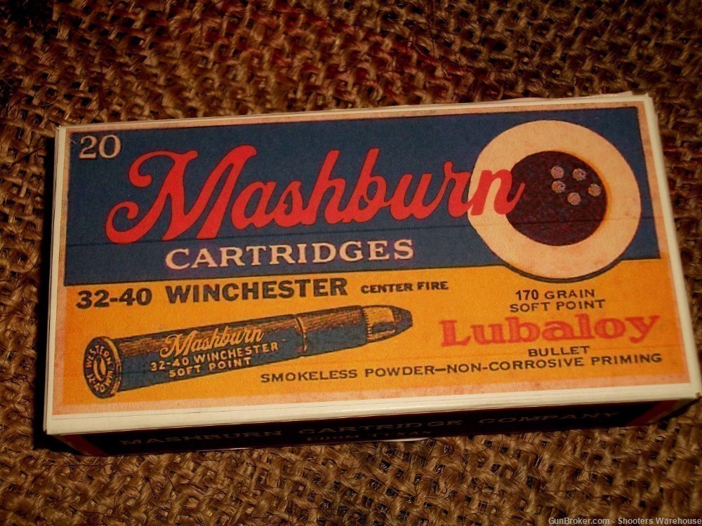 32-40 Winchester 170gr SP Mashburn Cartridge Company 20rds NEW-img-0
