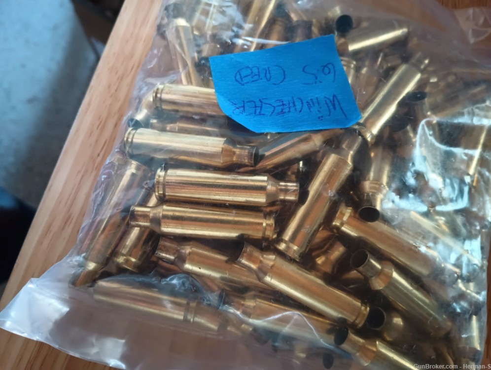 6.5 Creedmoor Brass- Once Fired 100 pcs_ LARGE Primer-img-1