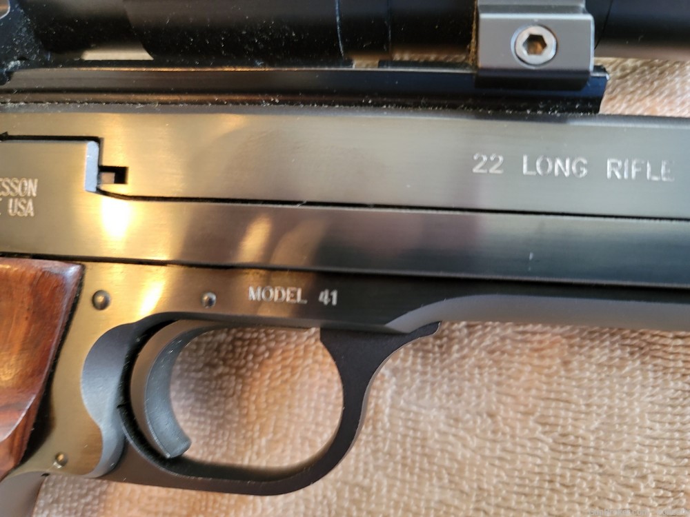 S&W Model 41 .22 LR Match Target Pistol w/Ultra Red Dot-img-8