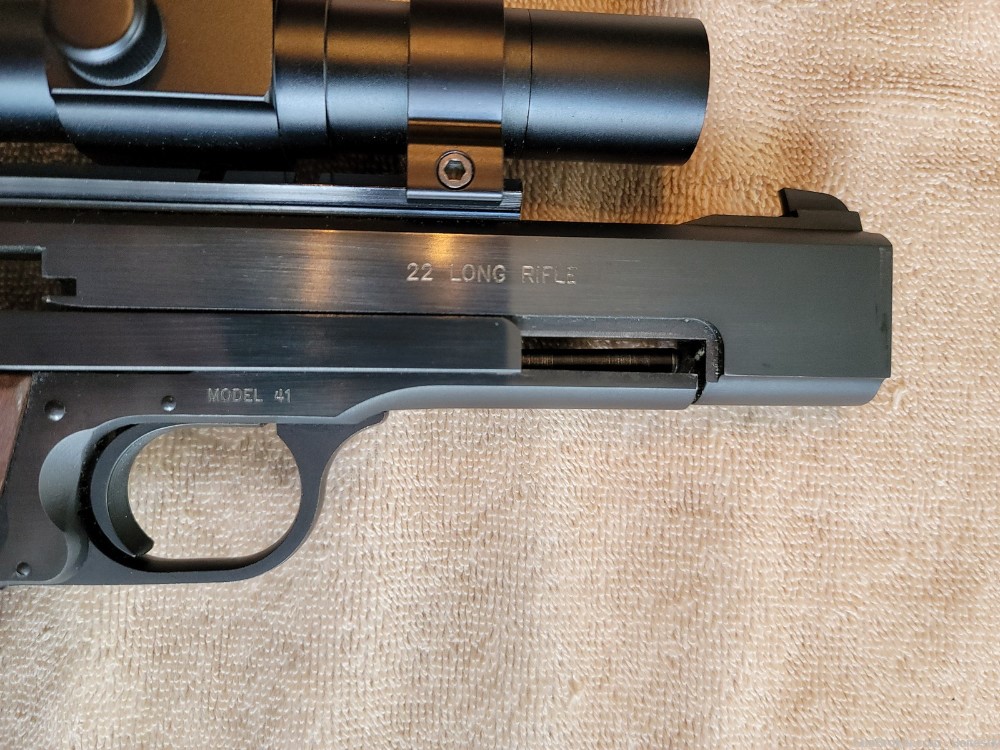 S&W Model 41 .22 LR Match Target Pistol w/Ultra Red Dot-img-4