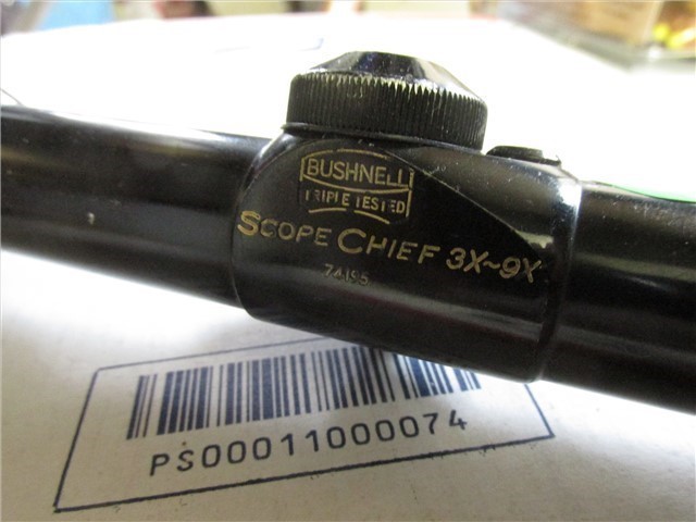 [N7] Bushnell scope Chief 3x9, 12" long 1" tube-img-1