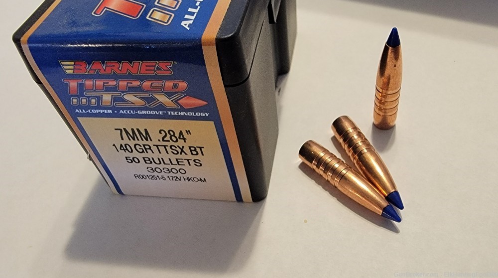 Barnes Tipped Triple-Shock 7mm (.284) 140 Grain Bullets-img-0