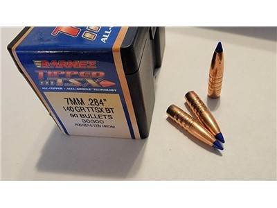 Barnes Tipped Triple-Shock 7mm (.284) 140 Grain Bullets