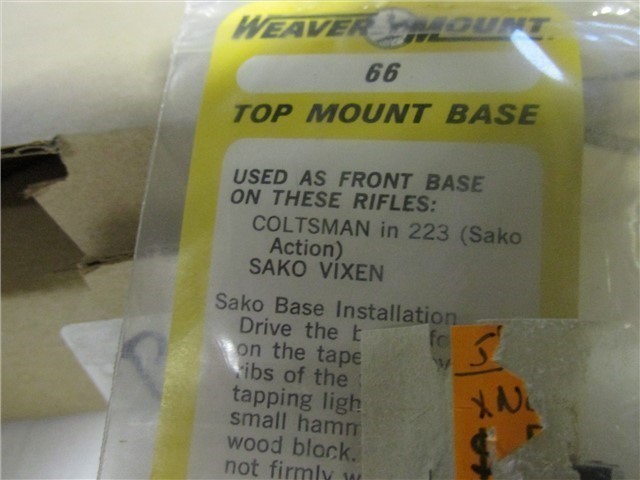 [BK48] Weaver 66 top mount base-img-1
