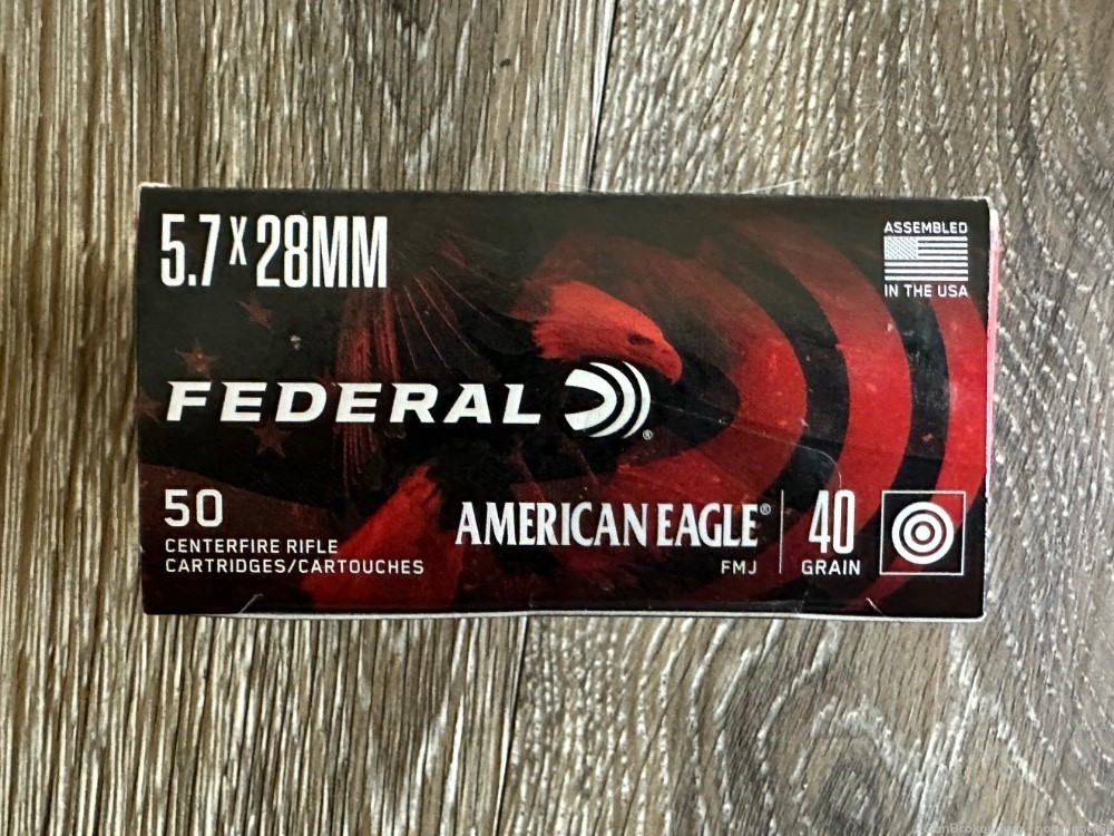 500 5.7x28mm Federal American Eagle Cartridges-img-1