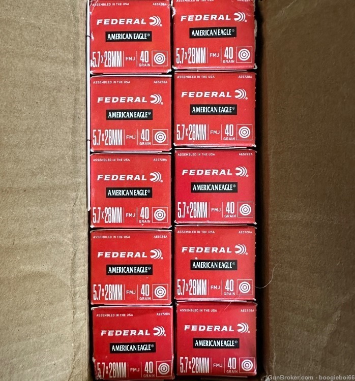 500 5.7x28mm Federal American Eagle Cartridges-img-0