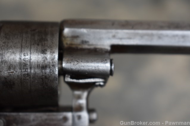 Belgian "Guardian American" 7mm pinfire revolver-img-12