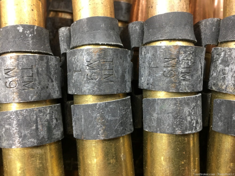 Winchester Military / Wester Cartridge Company, 87 belted rounds of 50 BMG-img-2