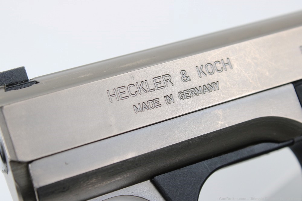 Rare H&K P7M8 Heckler & Koch H&K Nickel P7M8 9mm Squeeze Cocker AG Date Cod-img-3
