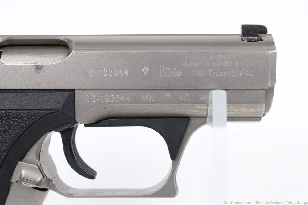 Rare H&K P7M8 Heckler & Koch H&K Nickel P7M8 9mm Squeeze Cocker AG Date Cod-img-15