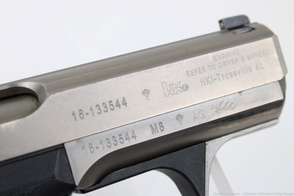 Rare H&K P7M8 Heckler & Koch H&K Nickel P7M8 9mm Squeeze Cocker AG Date Cod-img-20