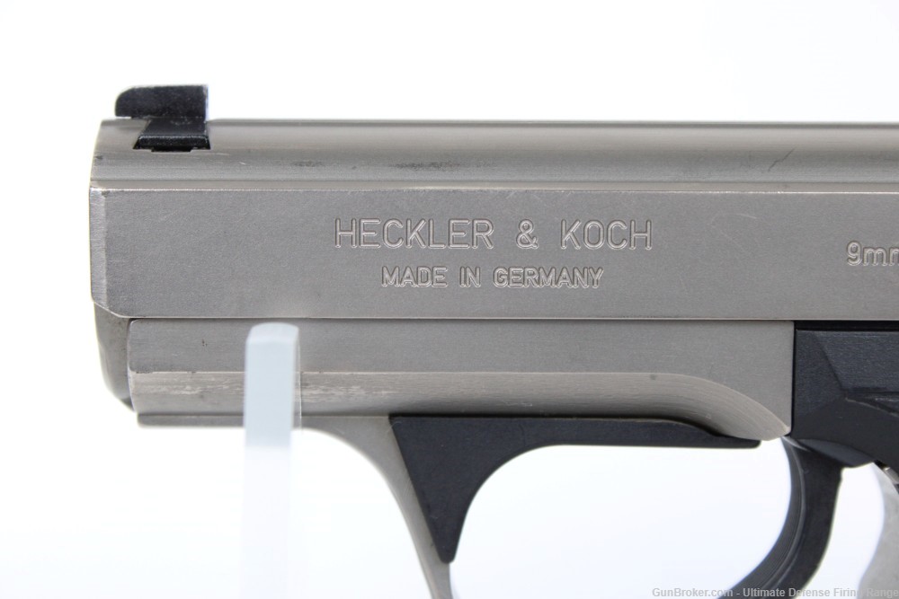 Rare H&K P7M8 Heckler & Koch H&K Nickel P7M8 9mm Squeeze Cocker AG Date Cod-img-18
