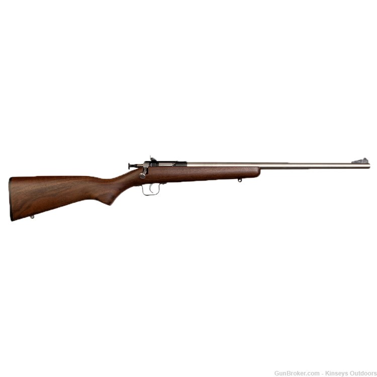 Keystone Crickett Rifle 22 LR 16 in. Walnut RH-img-0