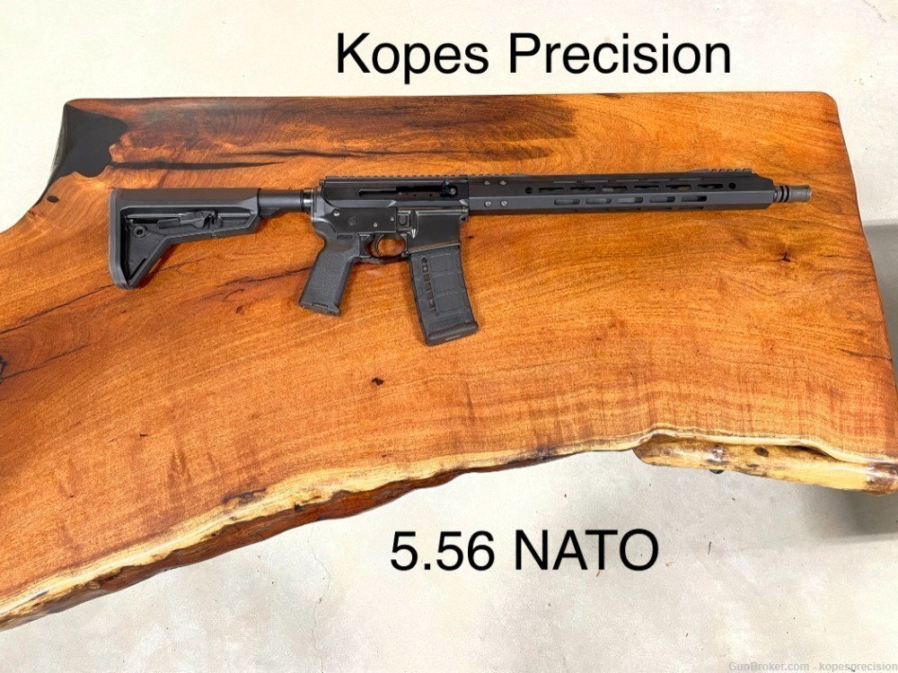 New Kopes Precision 5.56 NATO AR Rifle Made in TX, Right Hand SCR-img-0