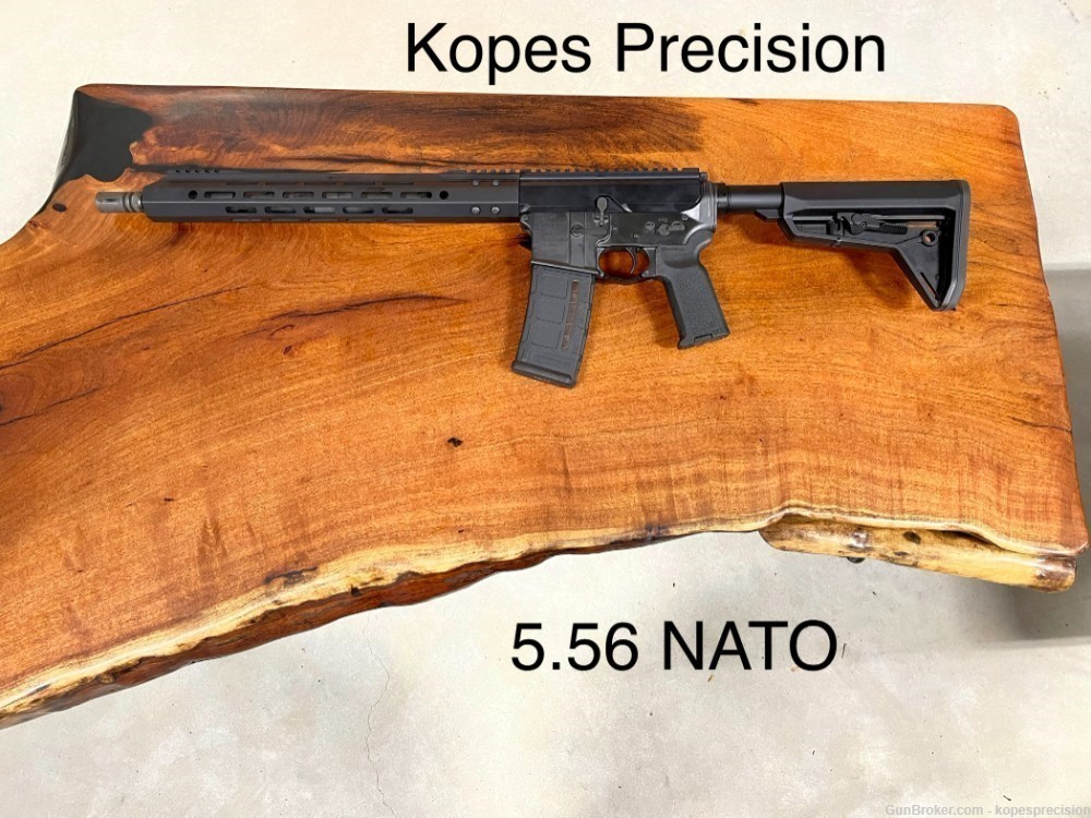 New Kopes Precision 5.56 NATO AR Rifle Made in TX, Right Hand SCR-img-1