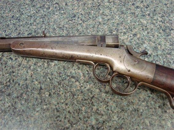 Frank Wesson two trigger rifle in 32 rimfire-img-3