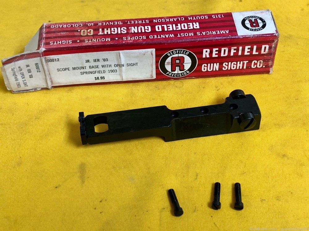 Redfield Scope Mount Base w/ Open Sight-img-0