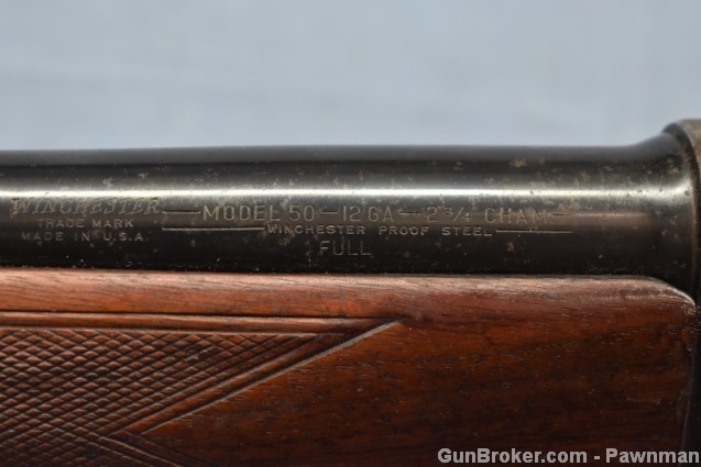 Winchester Model 50 in 12G 2¾"  built 1956-img-8
