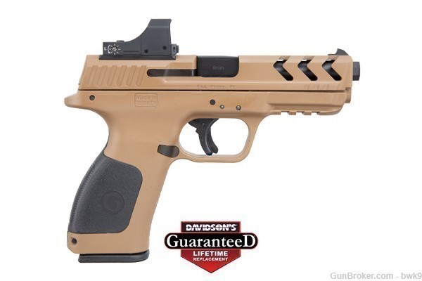 390140 eaa girsan mc28sa mc28 9mm with red dot new fde 15rd pistol 9 mm-img-0