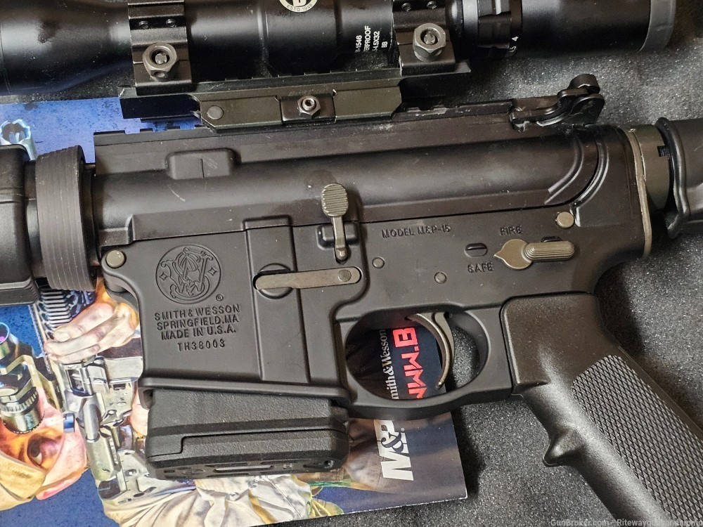 Smith and Wesson M&P15 300AAC 300 Whisper with Bushnell Scope-img-3