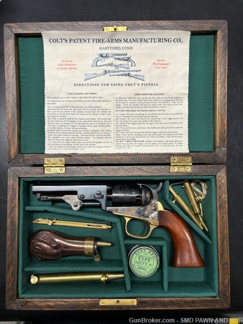 Uberti 1849 Pocket Black Powder Revolver 31 Caliber Reproduction-img-0