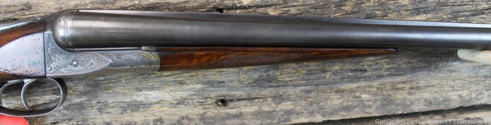 A.H. Fox side by side Double Barrel 12GA Shotgun AE Grade-img-2