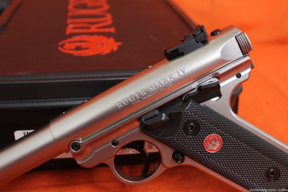 Ruger Mark IV Target Stainless .22lr NEW! Free Layaway!-img-3