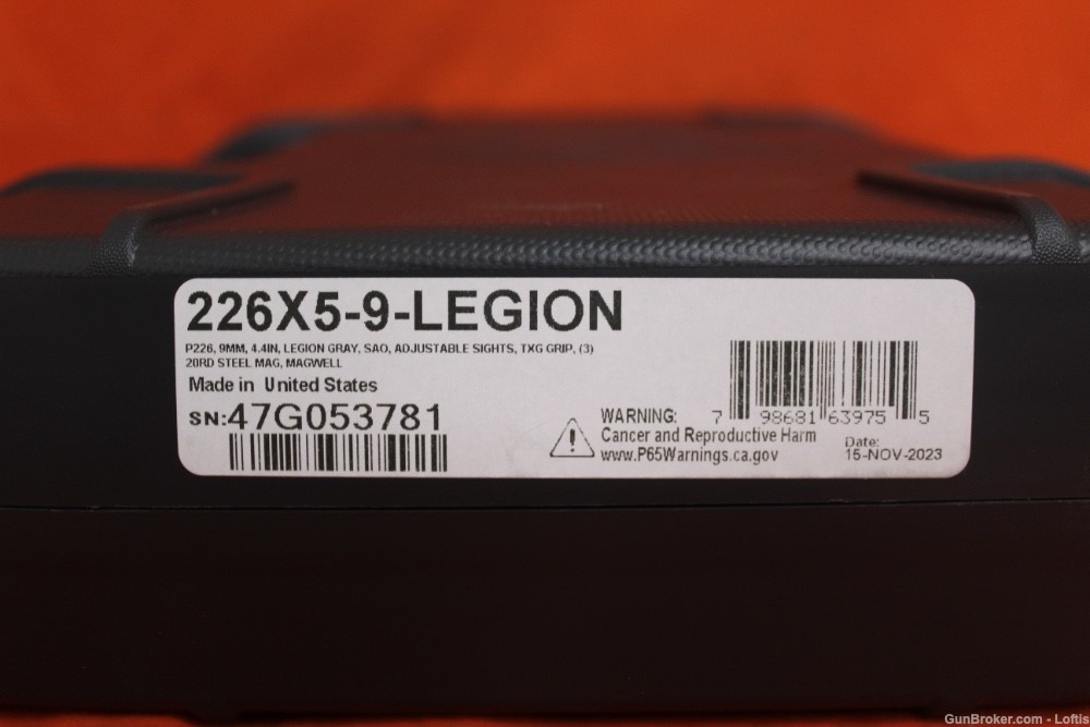 Sig Sauer P226 X-Five Legion 9mm NEW! Free Layaway!-img-1