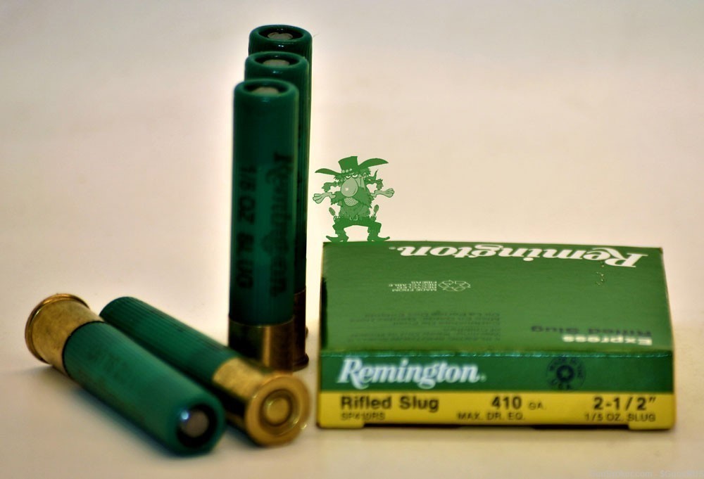 410 Bore Remington EXPRESS RIFLED SLUGS Hard Hitting MAX 410 SLUG 5 RDS-img-4