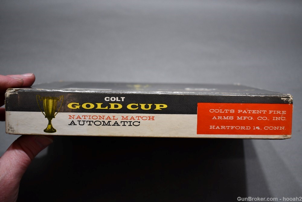 Nice Colt Gold Cup National Match 1911 45 ACP Pistol W Box 1967 C&R-img-46