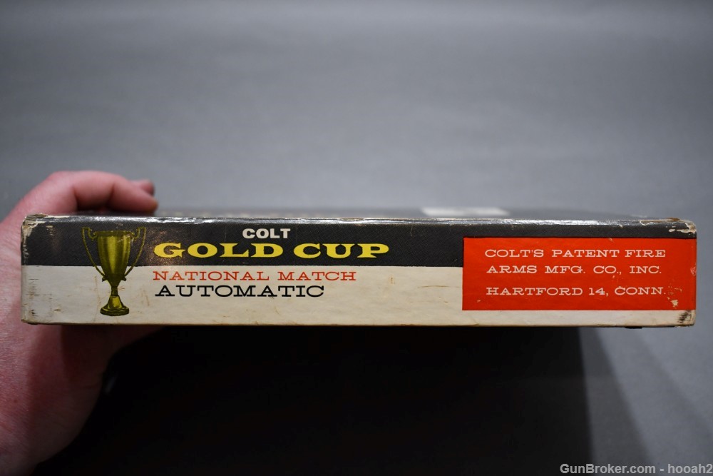 Nice Colt Gold Cup National Match 1911 45 ACP Pistol W Box 1967 C&R-img-48