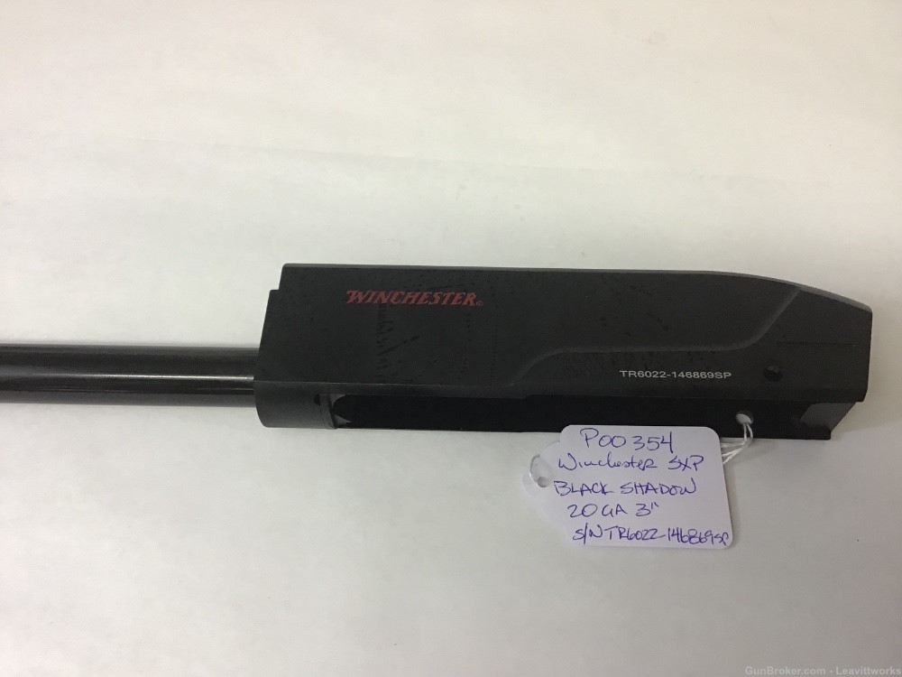 Winchester SXP Black Shadow 20 gauge stripped receiver. #354-img-5