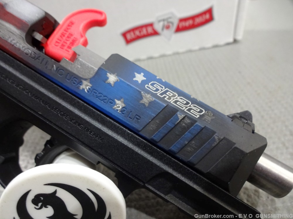 Ruger SR22  .22 LR  American Flag  03642 LIPSEY'S EXCLUSIVE -img-2
