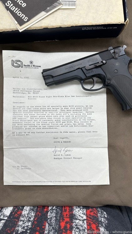 SMITH & WESSON 459, 9MM, FBI GOVERNMENT CONTRACT -img-12