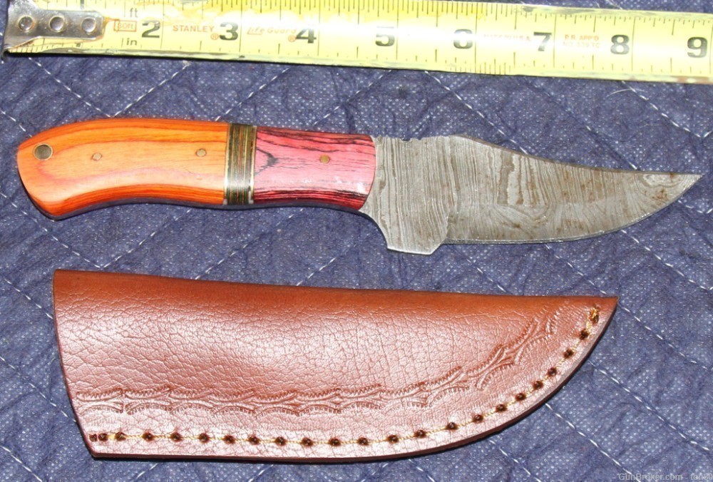 HANDMADE CUSTOM HUNTING KNIFE DAMASCUS STEEL 4630-img-0