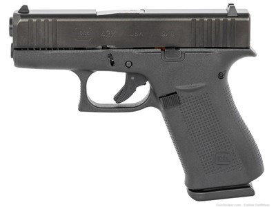 Glock 43X Sub-Compact 9mm 3.4" 10+1 Semi Auto G43X UX4350201 USA MADE