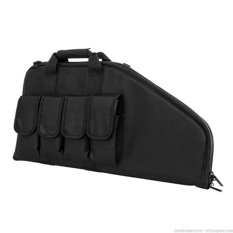 VISM Black 28" Tactical Case w/ Magazine Pouches for AK47 AR15 PISTOL-img-0