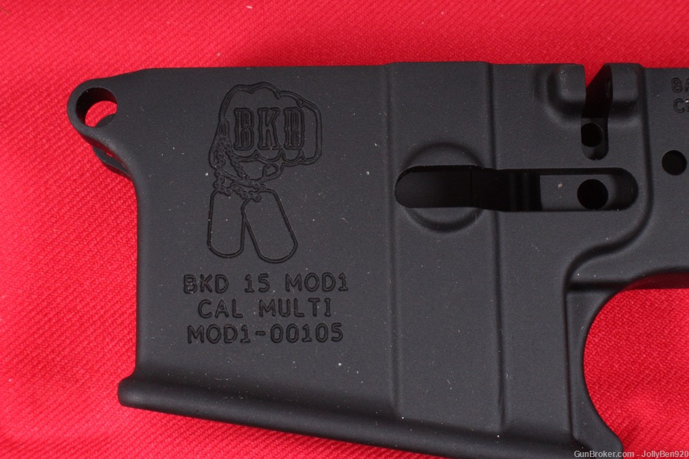 Pair of consecutive MOD1 BKD AR15 BKD-15 Receivers Threaded Release-img-6