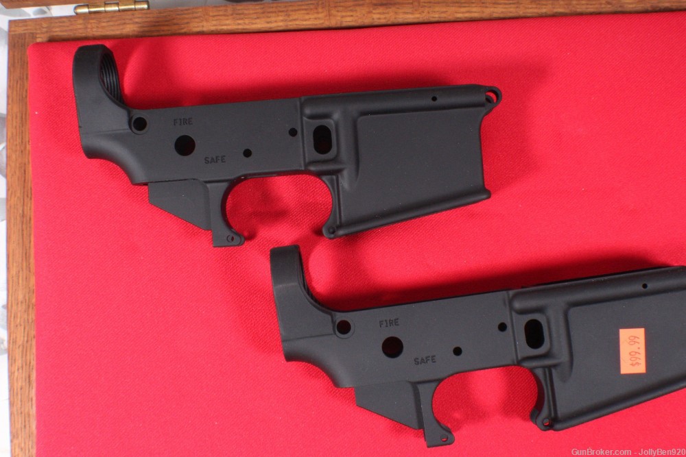 Pair of consecutive MOD1 BKD AR15 BKD-15 Receivers Threaded Release-img-8