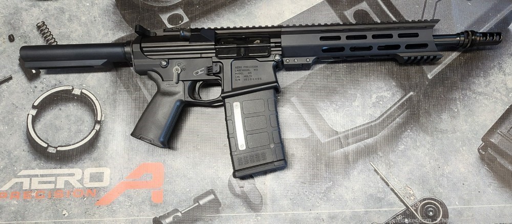 8.6 Blackout M5 AR10 12” Pistol BLK - Aero Precision, Alex Pro, Mos-Tek-img-0