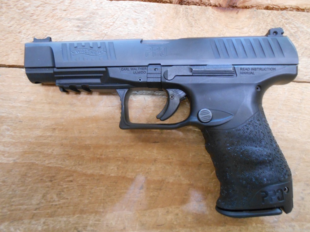 Walther PPQ M2 9MM 5" Bbl. W/ Box, Papers, Holster-img-1