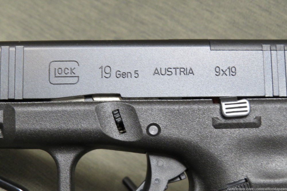Glock G19 Gen5 MOS 9mm Pistol PA195S203MOS 15+1 19 G5-img-2