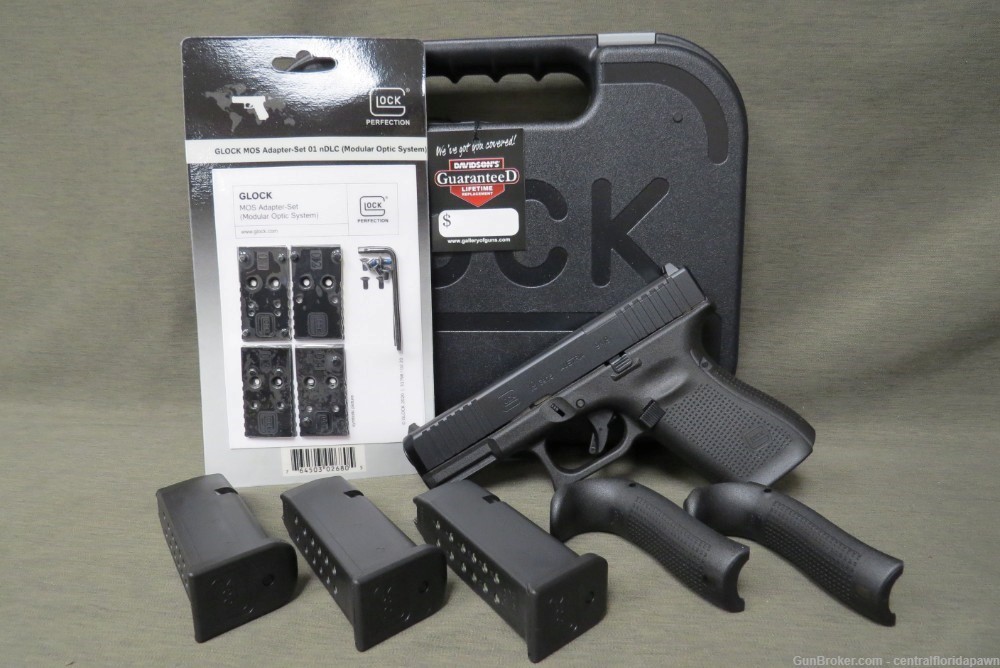 Glock G19 Gen5 MOS 9mm Pistol PA195S203MOS 15+1 19 G5-img-0
